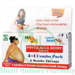 Two Month Weight Management Therapy with Dr Willmar Schwabe India Phytolacca Berry Tablet