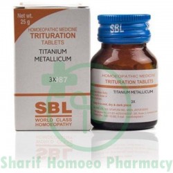 SBL Titanium Metallicum Trituration Tablet 3X