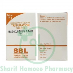 SBL Arsenicum Sulph Flavum 3X Tablet
