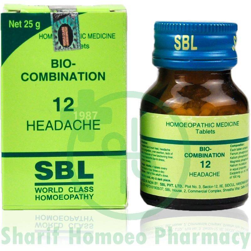 SBL Bio-Combination 12 (Headaches)
