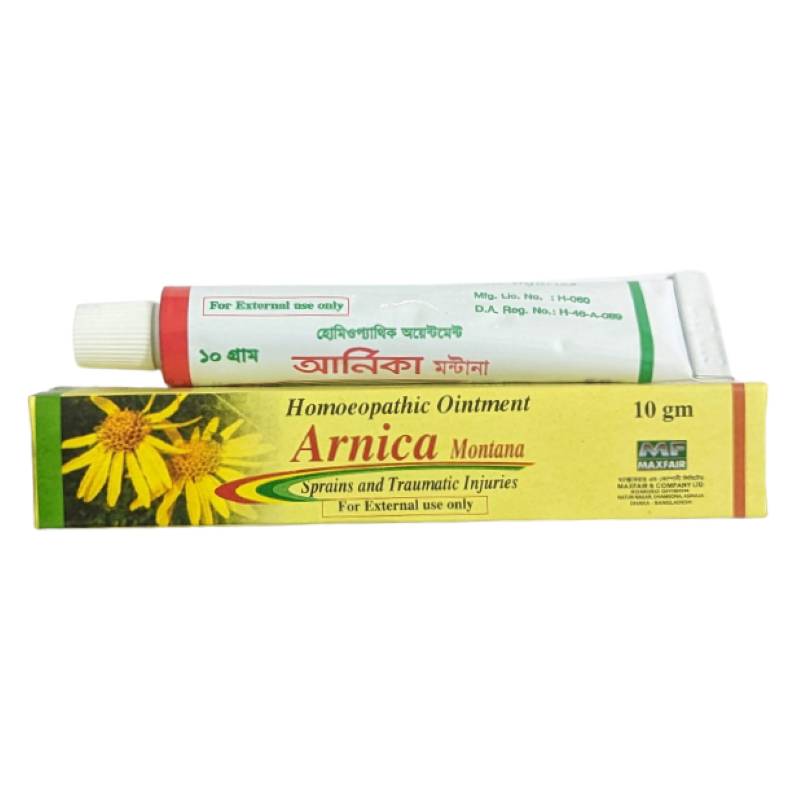 Maxfair ARNICA MONT Ointment - SHARIF HOMEO PHARMACY