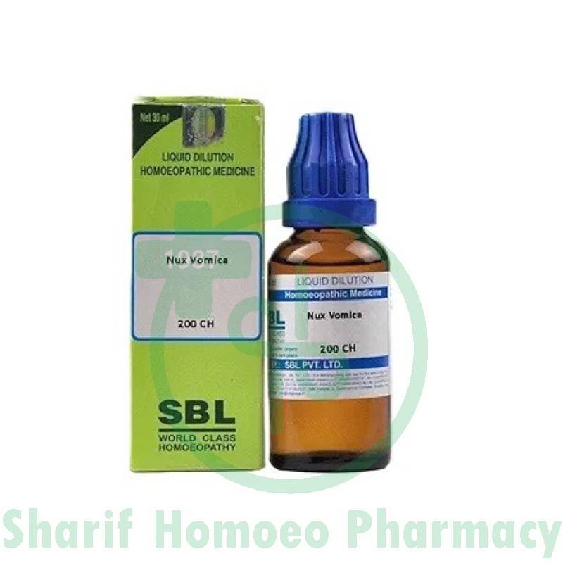 SBL Nux Vomica Dilution 30 CH (Sealed)