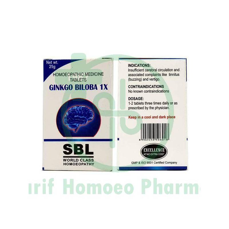 SBL Ginkgo Biloba Tablet 1X