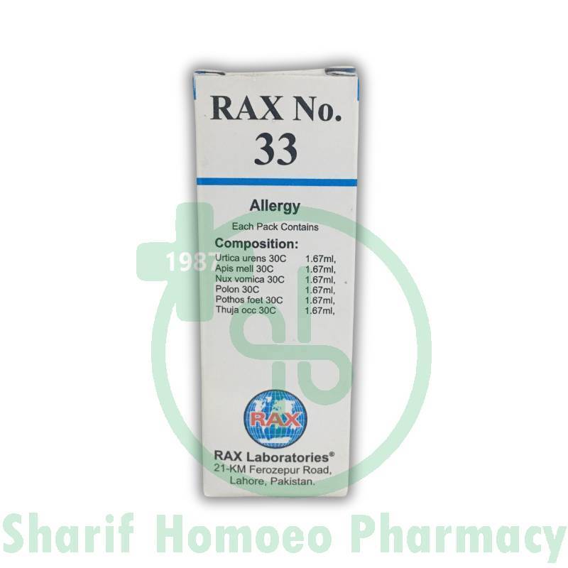 Rax No. 33 (Allergy)