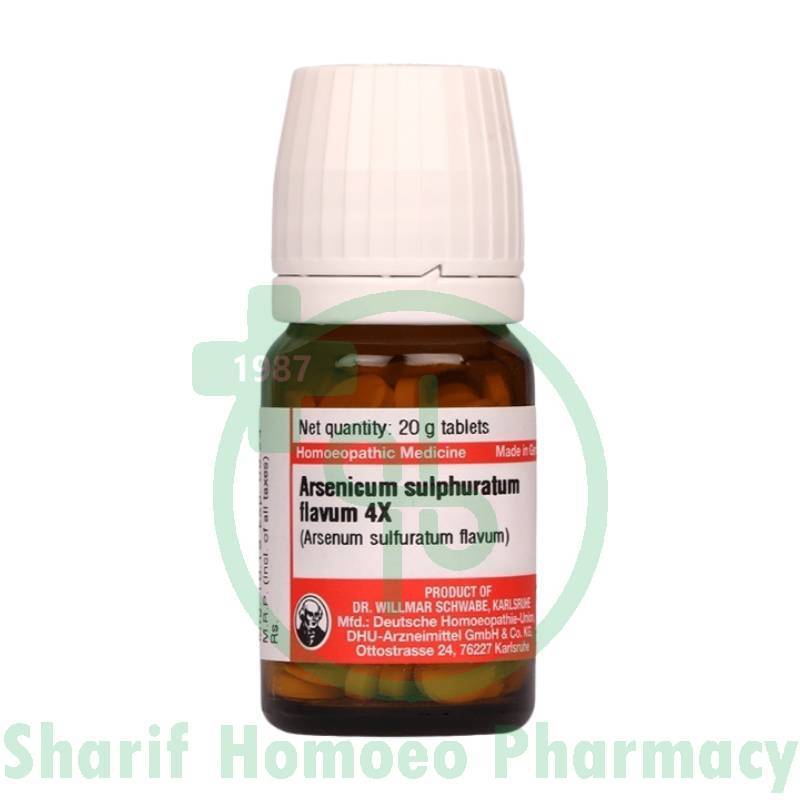 Schwabe Arsenicum Sulph Flavum 4X Tablet