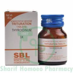 SBL Thyroidinum 3X Tablet