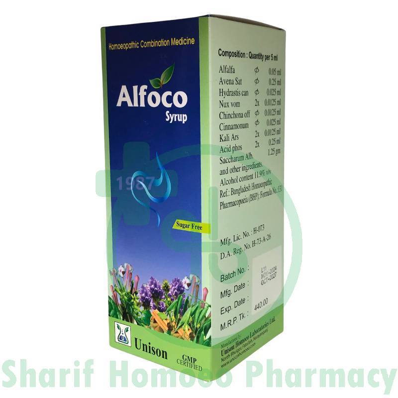 Unison Alfoco Syrup (Unizyme)