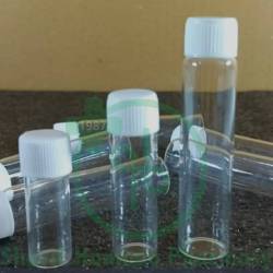 Transparent Homeopathic Glass Vials