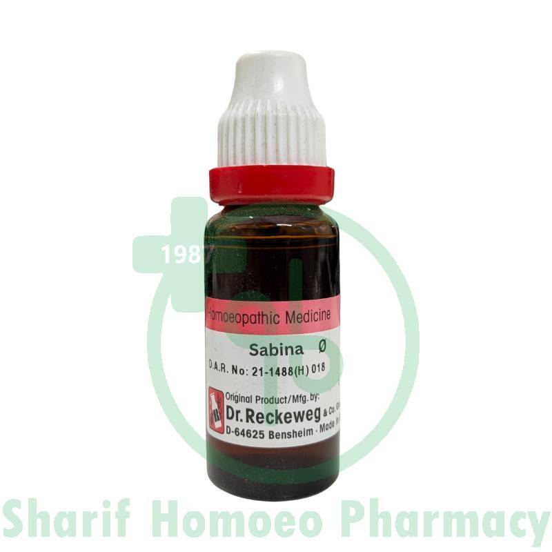 Dr. Reckeweg Sabina MT Q 20ML (Sealed)