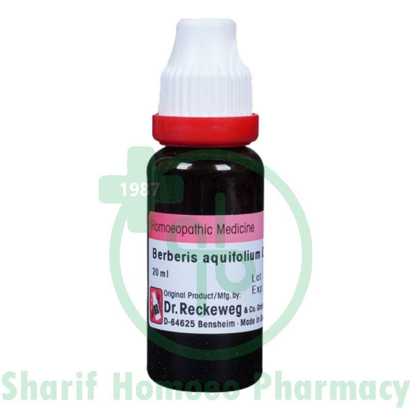 Dr. Reckeweg Berberis Aquif MT Q 20ML (Sealed)