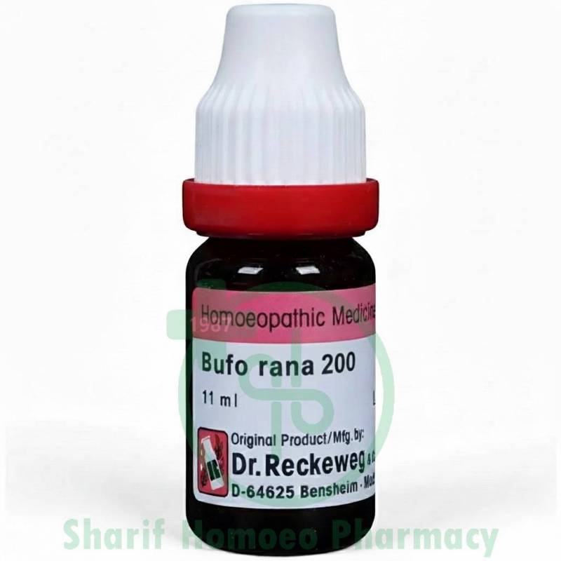 Dr. Reckeweg Bufo Rana 200C 11ml (Sealed)