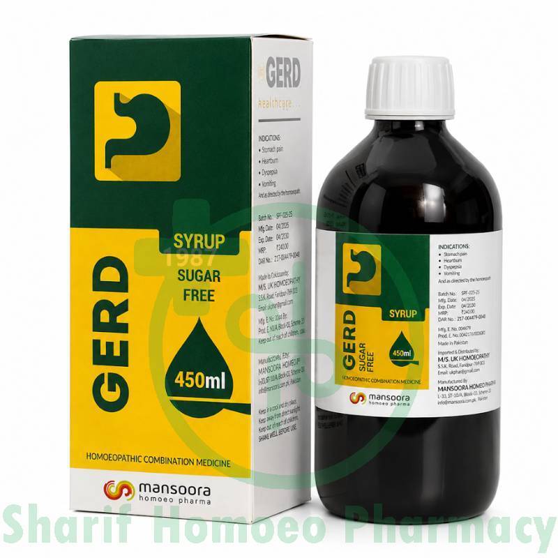 Mansoora Gerd Syrup (Sugar Free)