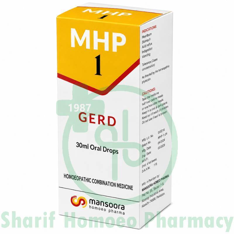 Mansoora MHP 1 Drops (Gerd)