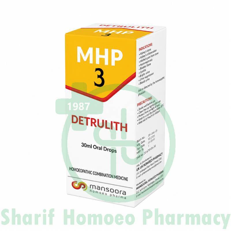 Mansoora MHP 3 (Detrulith) Drops