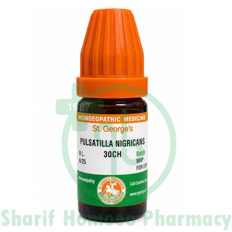 St. George's Pulsatilla Nigricans 30CH (10ml)