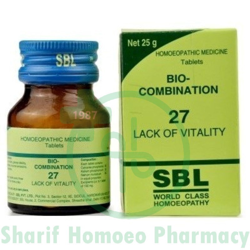 SBL Bio-Combination 27 - SHARIF HOMEO PHARMACY