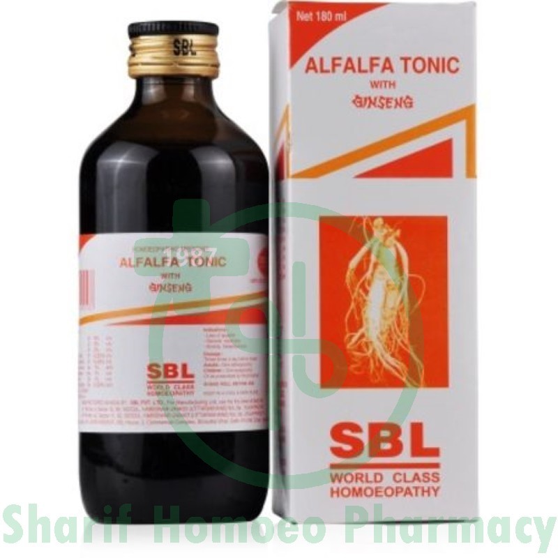 Sbl Alfalfa Tonic With Ginseng Sharif Homeo Pharmacy